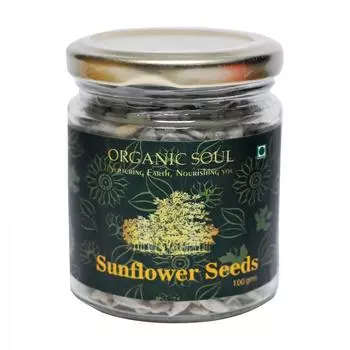 Семена Подсолнечника (100 г), Sunflower Seeds, Organic Soul
