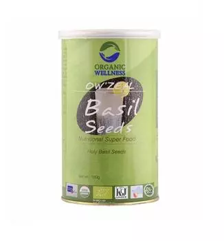 Семена Тулси (100 г), Basil Seeds, Organic Wellness