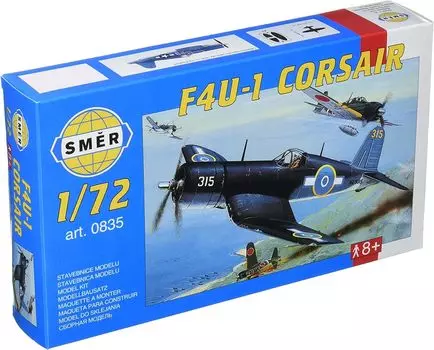 Semer American Vought Corsair Carrier Fighter Plastic Model SME72835 1/72 F4U-1