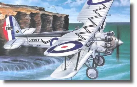 Semer British Bristol Bulldog Biplane Fighter 1928 Plastic Model SME48812 1/48
