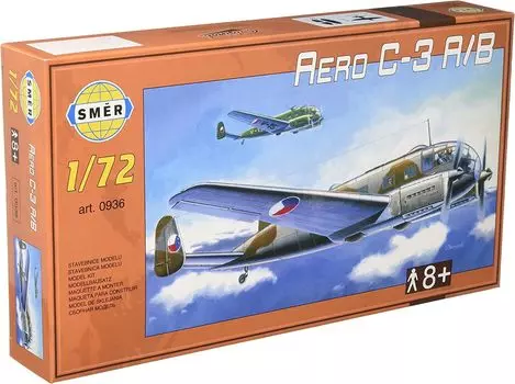 Semer Czech Aero Zebel transport aircraft plastic model SME72936 1/72 C3A/B twin-engine
