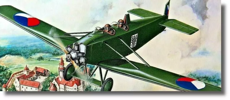Semer Czech Avia учебный самолет 1923 пластиковая модель SME48819 1/48 BH-11 двухместный