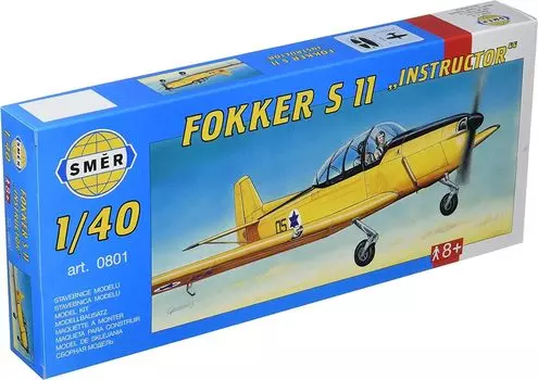 Semer Fokker Instructor Training Aircraft 1947 Plastic Model SME40801 1/40 S.11