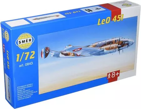 Semer France Liore et Olivier LeO 451 Bomber Plastic Model SME72843 1/72 Twin-engine
