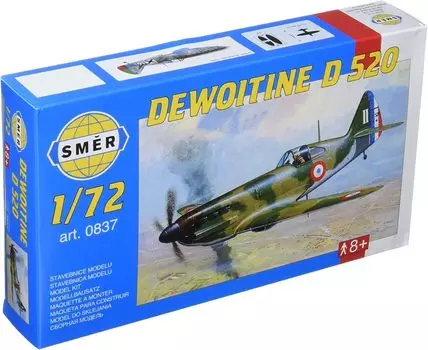 Semer French Deboitin Fighter Plastic Model SME72837 1/72 D.520