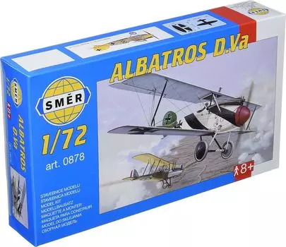 Semer German Albatross Biplane Fighter Plastic Model SME72878 1/72 D.5a