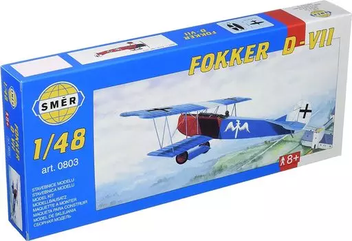 Semer German Fokker Biplane Fighter Plastic Model SME48803 1/48 D.7