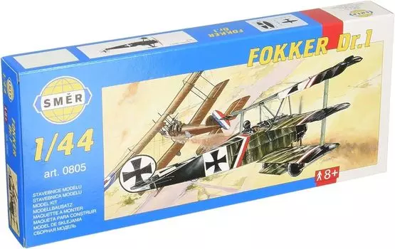 Semer German Fokker Triplane Fighter Plastic Model SME48805 1/48 Dr.1