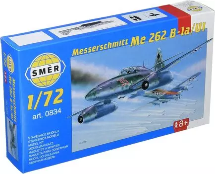 Semer German Messerschmitt Night Fighter Plastic Model SME72834 1/72 Me262B-1a/U1