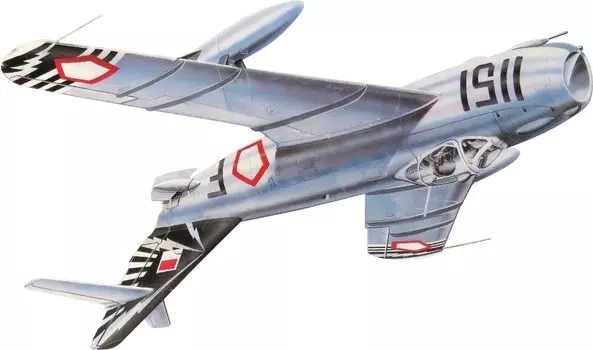 Semer Soviet Mikoyan Gurevich Fresco Fighter Plastic Model SME48825 1/48 MiG-17F/LIM-6Bis