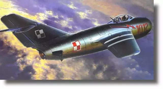 Semer Soviet Union Mikoyan Gurevich Fighter Plastic Model SME72917 1/72 MiG-15bis/Poland Lim-2