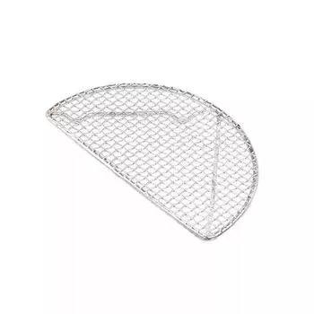 Semi -Circular/Round Drying Net Stainless Steel Barbecue Net New Tempura Frying Net Small SemiCircular