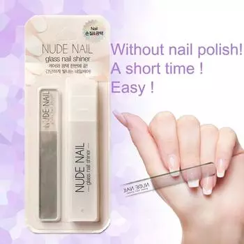Semi Conduct Polish Nude Nail - Натуральный блеск для ногтей 2шт. 1x 10 x0.2cm прозрачный