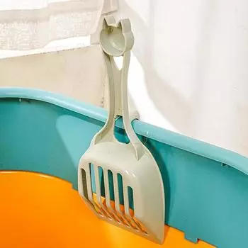 Semi-enclosed Cat Litter Box Oversized High Fence Pet Toilet Cat Supplies Pet Supplies Large (60 40.5 23cm) серый