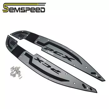 SEMSPEED-2022 PCX125 PCX160 передняя подножка, педаль, левая и правая подставка для ног для Honda PCX с ЧПУ, алюминиевый мотоцикл золотой