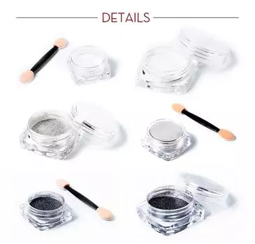 Senalay голографическое волшебное зеркало для ногтей хромированная пудра губка-карандаш гель-лак для ногтей маникюр