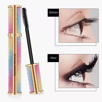 SENANA 4D Silk Fiber Lashes Густая удлиняющая тушь для ресниц