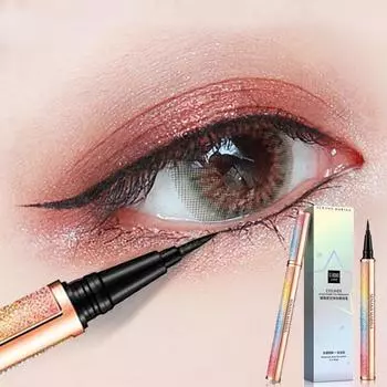 SENANA 4D Starry Sky Eyeliner Водостойкая быстросохнущая подводка для глаз с защитой от пота