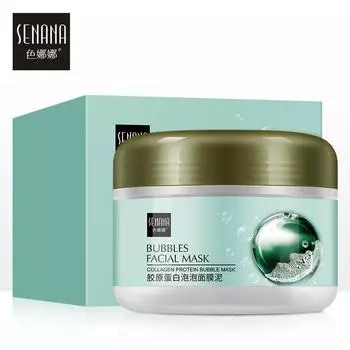 SENANA Collagen Bubble Mask Mud Увлажняющая увлажняющая маска для лица 100g