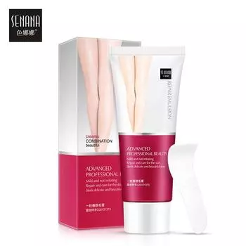 SENANA Крем для депиляции тела, рук, ног, подмышек, безболезненный эффективный крем для удаления волос, 60 г 60g