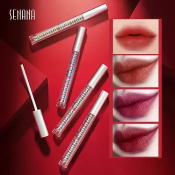 Senana Matte Matte Velvet Air Lip Glaze Водостойкая помада для макияжа губ #01