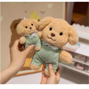 Senbel Doll Toy Plush Cute VIP Little Nose Dog Baby Doll Puppy Family 12cm