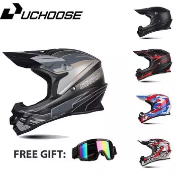 Send goggles gifts DOT Adult Female Men Unique Helmets Motocross Off Road Helmet Downhill S