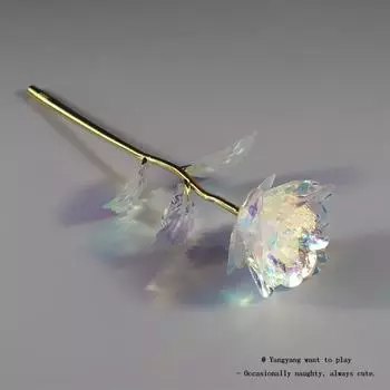 Send TA a colorful flower! Colorful roses, fake flowers, simulated flowers, romantic ornament gifts