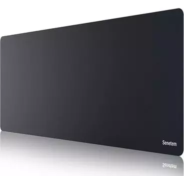 Senetem Mouse Большая тонкая мышь Игровая клавиатура Мышь 800 x 400 x 2 Совместимость с лазерной оптической мышью XXL x 40 Pad, Pad, Pad, Pad, Стильный, мм, чёрный