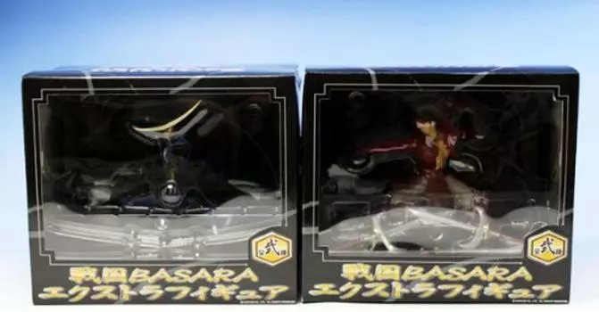 Sengoku BASARA Extra Figure Basara Anime Prize Sega (2 types full set + poster bonus included)
