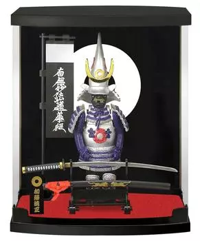Sengoku military commander armor figure Sengoku military commander A Kiyomasa Kato sword and A-17 type, (with case)