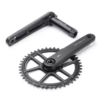 SENICX GR 2 Road Bike Speed Crank Crank 42 T Chainring Suitable for Cross Country Bicycle 10/11/12 165mm/170mm/175mm (PR2-170MM)