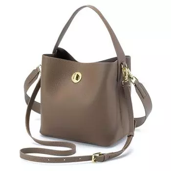 Senior Sense Bucket Bag Кожаная сумка All-in-one Женская сумка через плечо Большая вместительная женская сумка чёрный