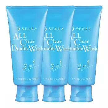 Senka All Clear Double Wash 120g X 3