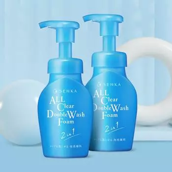 Senka All Clear Двойная пена для умывания 150 мл 2 шт. FREE