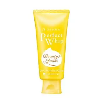 Senka NEW Perfect Whip Очищающая пенка с витамином C Poreless Glow, 100г, Известная корейская косметика 1 pack