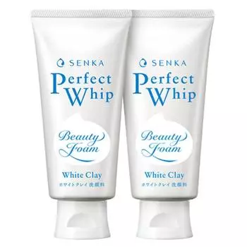 Senka Очищающая пенка с белой глиной Perfect Whip, 120 г, 2 шт.