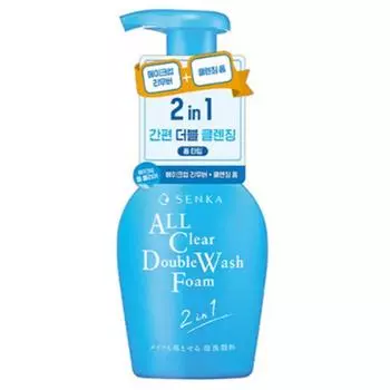 Senka Пена для умывания All Clear Double Wash Foam, 150 мл, 3 шт.