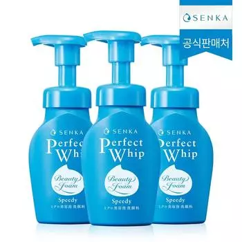 Senka Пенка для умывания Perfect Whip Speedy Cleansing Foam, 150 мл, 3 шт.