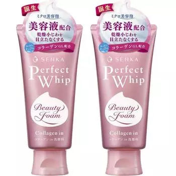 Senka Perfect Whip Collagen In, 2 упаковки, 120 г