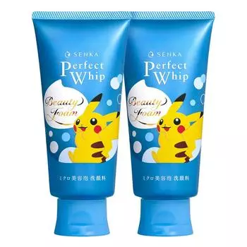 Senka Пенка для умывания лица Perfect Whip Pokemon Cleansing Foam, 120 г, 2 шт.