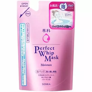 Senka Perfect Whip Mask Foam Pack Refill 130ml Wash-off (x 1)