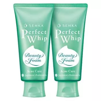 Senka Perfect Whip Очищающая пенка для лица от прыщей, 100 г, 2 шт.