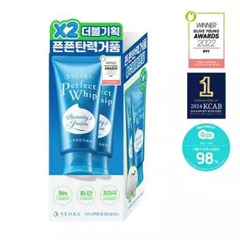 Senka Perfect Whip Средство для умывания лица 120 г, набор из 2 предметов (120г+120г)