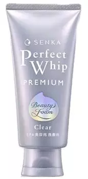 Senka Premium Perfect Whip Clear 120 г Пилинг Отшелушивающий уход Устранение тусклости Профилактика акне Содержит салициловую кислоту