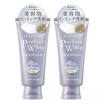 Senka Premium Perfect Whip Peeling Clear 120 г x 2 шт. [Оптовая покупка]