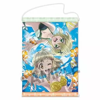 Senki Zesshou Symphogear XD UNLIMITED A3 Tapestry Fish Gathering Operation (Hibiki & Kirika)