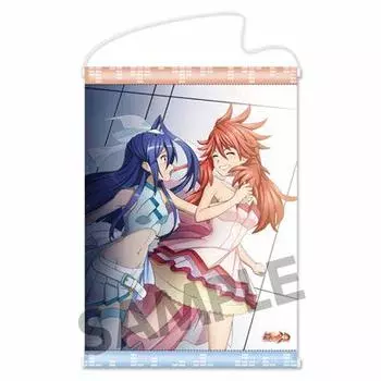 Senki Zesshou Symphogear XD UNLIMITED A3 Tapestry The Wings Play the Song Again (Kana & Tsubasa)