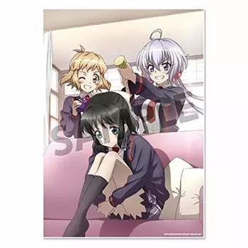 Senki Zesshou Symphogear XD UNLIMITED Визуальная акриловая пластина Mirai no Birthday 2017 Крис (Хибики и Мираи)