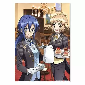 Senki Zesshou Symphogear XD UNLIMITED Визуальная акриловая пластина Gentlemanly Welcome (Хибики и Цубаса)